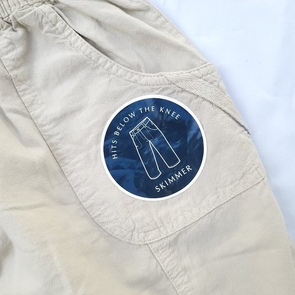 Karen Scott Capri Pull On Tan Cotton Pants Small - Picture 8 of 14